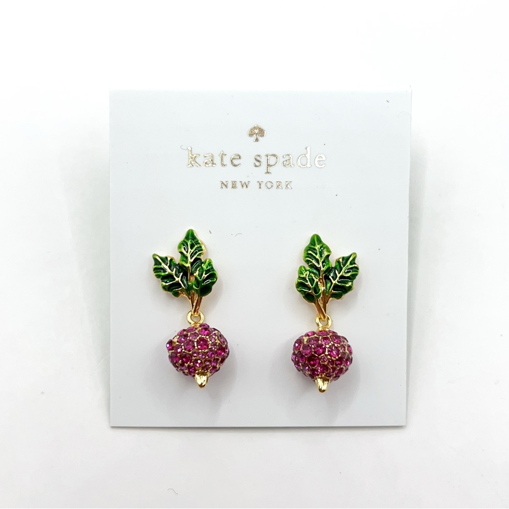 KS091-Kate Spade radish earrings